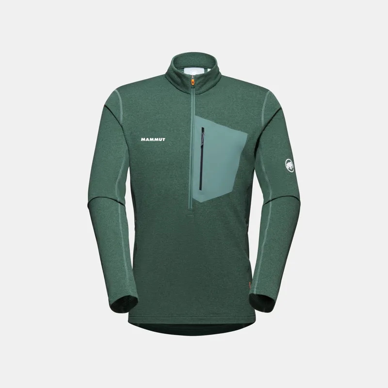 Mammut Aenergy Light ML Half Zip Pullover in Dark Jade